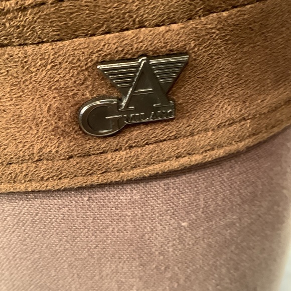 Italian Suede GA Milano lined brown jacket Size Small - Picture 4 of 9